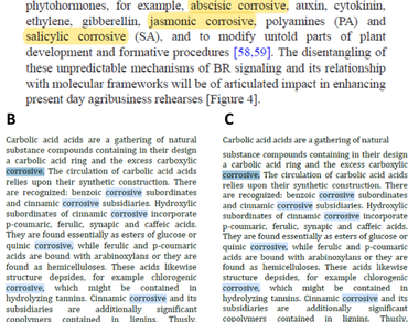 “Corrosive” acids, inaccurate forms of salicylic, jasmonic, gibberellic and abscisic acids, in the plant literature 