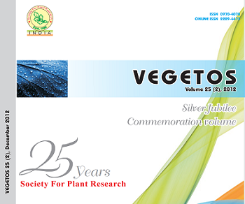 vegetos Volume 25, Issue 2, Jun 2012